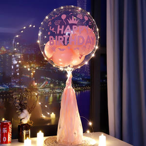 Toptan 18 inç yüksek kaliteli aydınlık şeffaf bobo kabarcık balonlar - Product Image 4