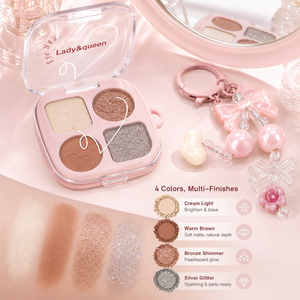<span class=keywords><strong>Palette</strong></span> Multifinitura 4 Colori all'Ingrosso, Etichetta Privata OEM/ODM, Lucida e Brillante, Pronta per la Vendita al Dettaglio, Confezione Personalizzata - Product Image 2