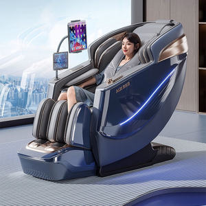 Fábrica al por mayor de alta calidad barato 4D cuerpo completo gravedad cero uso en el hogar silla de masaje de doble movimiento con masaje de pies - Product Image 6
