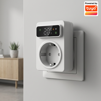 Thermostat flexible TP4W avec Wi-Fi intelligent pour le contrôle de la température de refroidissement et de chauffage des appartements et cuisines 16A