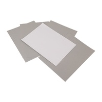 Panneau duplex en papier blanc, taille normale, 700x1000mm, un côté, panneau gris