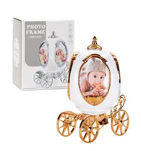 2021 New Fashion Design Frame Personalized Pumpkin Car Photo Frame Music Box Picture Frame Best Father's Day Gifts