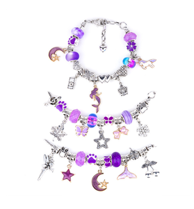 Kit per Creare <span class=keywords><strong>Braccialetti</strong></span> con Charm per Ragazze, <span class=keywords><strong>Set</strong></span> di Perline e Bracciali Fai-da-Te alla Moda - Product Image 6