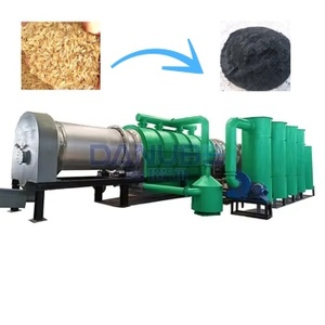 Four de carbonisation de biochar, machine de pyrolyse pour la production de charbon de bois, ligne de production de fours à barbecue - Product Image 1