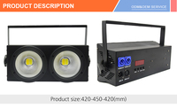 Éclairage professionnel intérieur blanc froid/blanc chaud 2 yeux Cob Led Audience Blinder Light