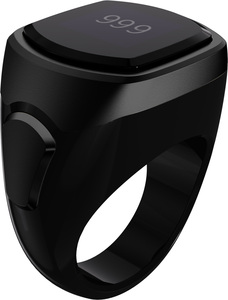 Bague Tasbih Intelligente en Silicone et Plastique <span class=keywords><strong>pour</strong></span> Musulmans, Contrôlée par APP, <span class=keywords><strong>Boussole</strong></span> Qibla, Écran OLED, Étanche IP67, Unisexe, Religieuse - Product Image 2