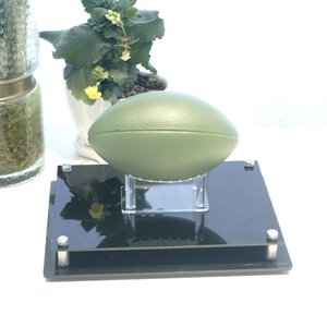 Custom Clear Acrylic Football Display Case Large <b>Tabletop</b> <b>Storage</b> Box for Sports Memorabilia Collectibles Jewelry - Product Image 6