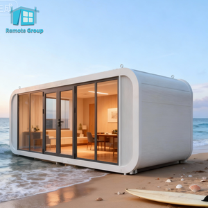 Casa Prefabbricata Mobile Tipo Apple in <span class=keywords><strong>Vendita</strong></span>, Ufficio Portatile Prefabbricato da 20ft 40ft, Casa Container Impermeabile - Product Image 3