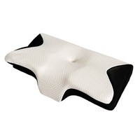 Oreiller cervical en mousse à mémoire de forme de style moderne en forme de papillon, protection du cou, livraison directe
