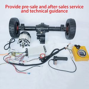 Assemblaggio Assale Motore Brushless 65cm 48v 1000w per Triciclo Elettrico da Ingegneria, Bassa Velocità, Grigio - Product Image 5