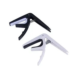 Gitarren-Capo für Akustik-und E-Gitarren-Zubehör Großhandel ABS Black & White XE Plastic Dual-Use-Capo