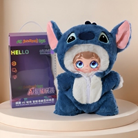 Peluche Ourson IA transfrontalière pour enfants, poupée interactive intelligente avec dialogue vocal, éducative pour l'apprentissage précoce
