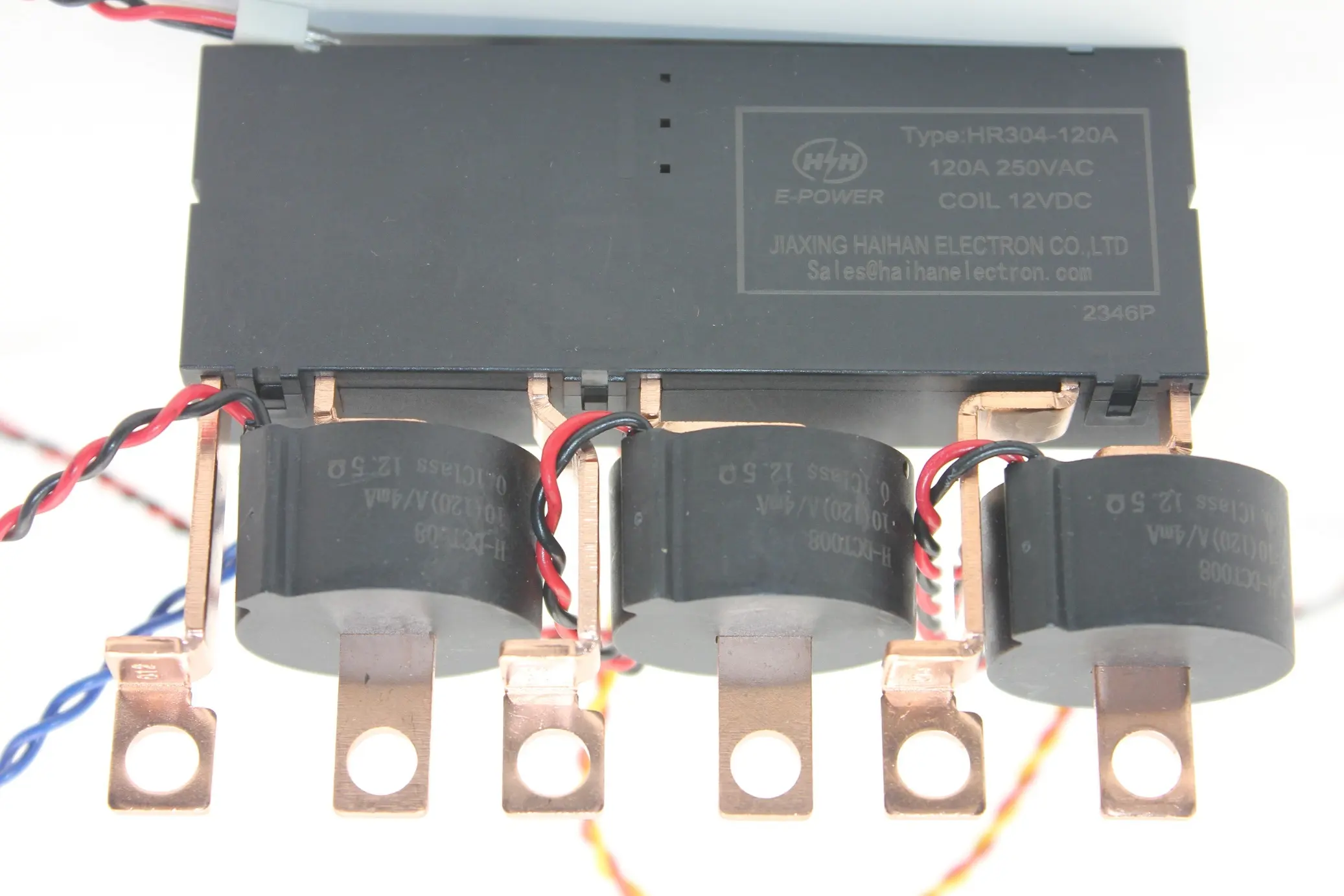 Latching Relay With 120A Single Coil 12VDC And DC CT For 3 Phase Electronics Meter