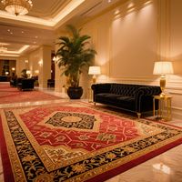 Décoration d'hôtel et de maison, tapis, moquette murale Axminster, vente en gros de laine et de nylon, utilisation en salle de billard de casino