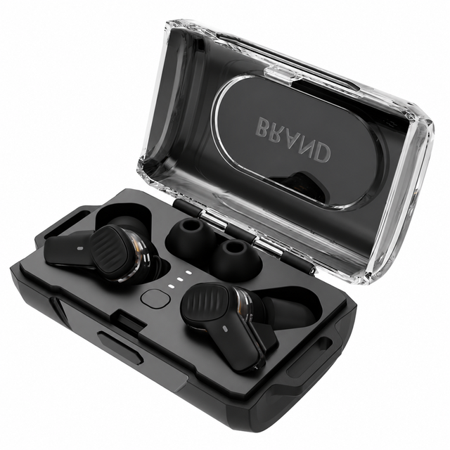 ANSI CE Ear Protection NRR 26dB Electronic Wireless Bluetooth Earplugs Earbuds with Smart Dual Microphone ENC