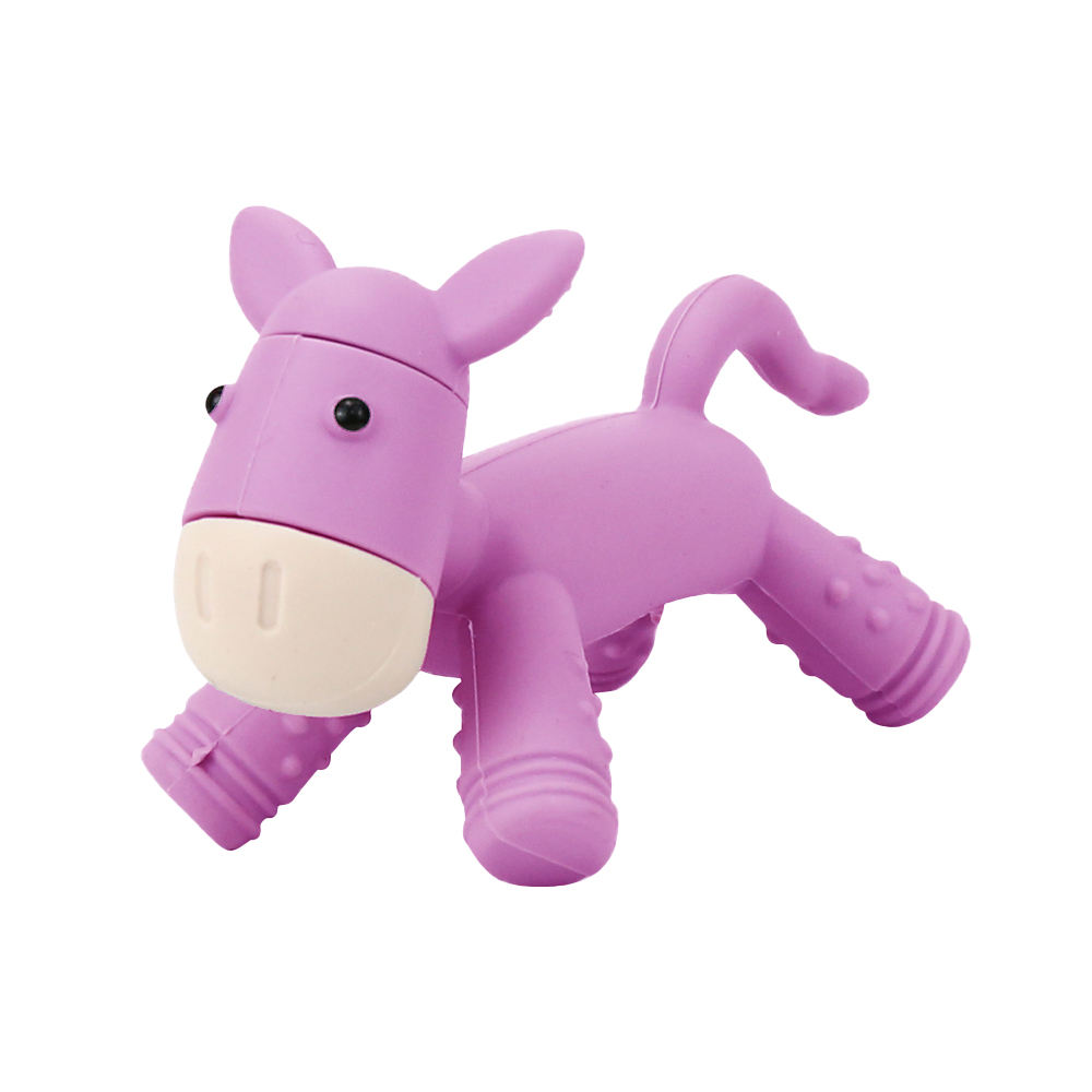 ยางกัดลาเล็กๆน้อยๆ-สีม่วง