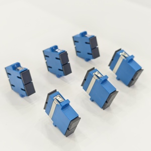 ใยแก้วนำแสงแบบดูเพล็กซ์โหมดเดียว SC UPC อะแดปเตอร์ขั้วต่อออปติคอล DX สำหรับการเชื่อมต่อสายไฟกับที่อยู่อาศัยพีซี - Product Image 4