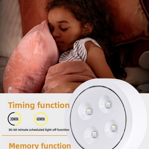 ไฟกลางคืน LED RGB สไตล์โมเดิร์น ราคาโรงงาน ปรับความสว่างได้ ไร้สาย พร้อมรีโมทคอนโทรล สำหรับห้องนอนและตู้ - Product Image 6