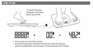배터리 없음 물리학 프레스 인간의 욕실 무게 바디 스케일 무료 배터리 디지털 바디 스케일 - Product Image 4