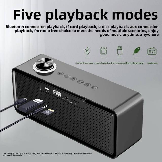 Yayunshi K5 Wireless Alarm Clock Speaker Bluetooth V4.1, IPX5 Waterproof, Dual Speaker Subwoofer, Creative Bedside Design
