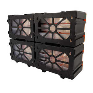 ลิ้นชักเก็บของพลาสติกมีสกรูแบบวางซ้อนกันได้ทนทานกล่องเครื่องมือจัดระเบียบชิ้นส่วนฮาร์ดแวร์ - Product Image 5