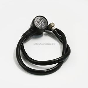 Ensemble de pommeau de douche et tuyau flexible en caoutchouc noir abordable pour bac à <span class=keywords><strong>shampoing</strong></span> – Vente en gros - Product Image 6
