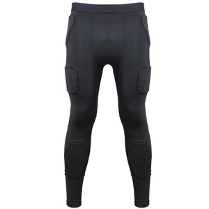 Leggings de compression pour hommes avec genouillères, logo personnalisé, vêtements de sport élastiques, idéaux pour les activités sportives quotidiennes - Product Image 3