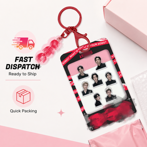 Aksesoris gantungan kunci akrilik album Kpop RAIRNG terlaris, gantungan kunci karakter SUGA JHOPE JK V Bangtan Boys, aksesoris gantungan kunci kartun - Product Image 2