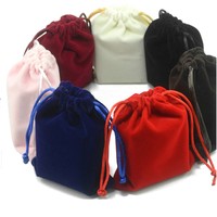 Pochette à bijoux en velours lavable de haute qualité, fabriquée directement par le fabricant, petite, 8*10cm, élégante, pour emballer des bracelets
