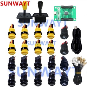 <span class=keywords><strong>Arcade</strong></span> DIY Kit phong cách Mỹ <span class=keywords><strong>push</strong></span> <span class=keywords><strong>button</strong></span> + Joystick + USB Encoder + dây khai thác USB điều khiển cho <span class=keywords><strong>Arcade</strong></span> trò chơi - Product Image 3
