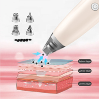 Dispositif d'instrument de beauté à domicile à micro-courant portable nettoyeur de pores et masseur de visage raffermissant avec dissolvant de points noirs prise américaine