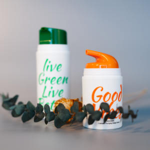 Bouteille ronde bon marché de lotion crème sous vide de bouteille de beauté à pompe sans air en plastique de grande capacité personnalisable emballage cosmétique de soin de la peau - Product Image 3