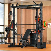 Machine Smith J08, équipement de musculation multi-stations, entraîneur de fitness complet pour la maison