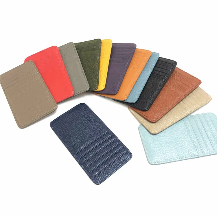 Hot selling Fashion wholesale Custom Brand High Quality Card Holder Soft Male Wallet Genuine Leather Men's Long Wallet