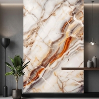 Panneau mural moderne en PVC recyclable effet marbre, imprimé 5D, étanche et ignifuge, pour salle de bain, cuisine, salon, facile à poser