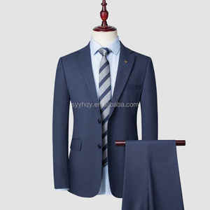 Haute qualité personnalisé Boutique couleur unie hommes <span class=keywords><strong>costume</strong></span> d'affaires trois pièces ensemble marié <span class=keywords><strong>mariage</strong></span> usine en gros - Product Image 4