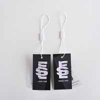 Etiquettes volantes de luxe personnalisées Etiquettes pour vêtements en aluminium Etiquettes avec logo personnalisé Billet pivotant Etiquettes volantes avec feuille d'or pour vêtements
