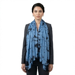 Wholesale Shibori <b>Shawl</b> Viscose Resist Dyed Crumple Pattern Women Soft Lightweight <b>Wrap</b> OEM ODM Custom - Product Image 4