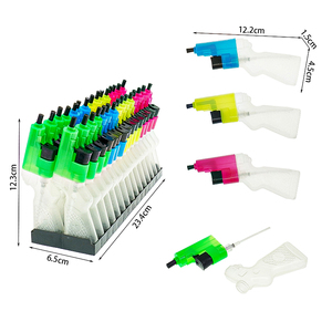 Pistolet à eau d'assaut en plastique, flacon pulvérisateur en forme de pistolet, récipient vide pour liquides ou bonbons, jouets d'été pour enfants pour jouer en extérieur - Product Image 2