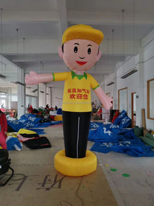 Boneka Tiup Udara Sky Dancer Blower Wacky Waving Inflatable Tube Guy Figur Promosi Tiup Manusia Iklan Bola Displayoon - Product Image 4