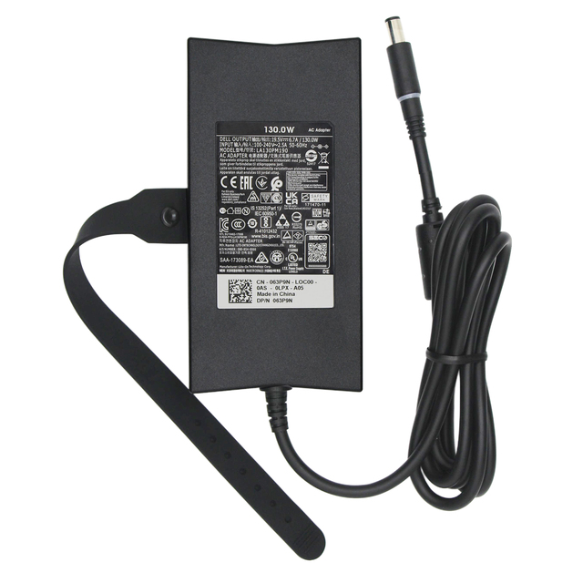 19.5V 6.7A 130W Laptop AC Adapter Charger 7.4*5.0mm LA130PM190 for Dell G3 17 3779 G3 15 3579