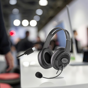 Omfox ktc108 trung tâm cuộc gọi Tai nghe Qualcomm Chipset dịch vụ khách hàng hỗ trợ đội enc giảm tiếng ồn Loại C Cổng nói chuyện trực tuyến - Product Image 1