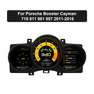 مجموعة شاشات LCD رقمية لسيارة Posche Cayman boxman لوحة عدادات قمرة القيادة - Product Image 6