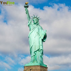 Gran <span class=keywords><strong>Estatua</strong></span> de la <span class=keywords><strong>Libertad</strong></span> de Bronce de Alta Calidad en Venta - Product Image 5