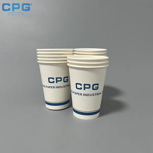 Vasos de papel personalizados de fábrica, resistentes al calor, para sitios de construcción y stands de ferias comerciales - Product Image 2