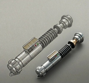 Sabres Nexus&LGT NO.059-2 <span class=keywords><strong>Luke</strong></span> <span class=keywords><strong>Skywalker</strong></span> V1 Xeno Pixel Proffieboard RGB en alliage d'aluminium 6063 CNC avec poignée Pogo Core Lightsaber - Product Image 1