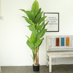 Home Garden Decor Green Artificial Bonsai Tree Life Size Plastic Grass <strong>Plant</strong> Durable Home Decor <strong>Accessory</strong> - Product Image 1
