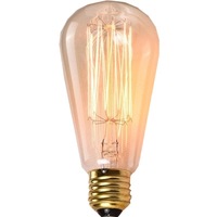 St64 40W Tungstène Filament E27 Antique Ampoule Rétro Style Industriel Décoratif Corps En Verre 220V AC Globe Type Usine Ampoules Intelligentes