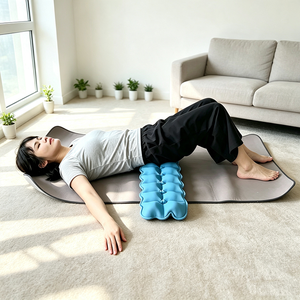 Écarteur dorsal portable <span class=keywords><strong>pour</strong></span> <span class=keywords><strong>les</strong></span> douleurs <span class=keywords><strong>lombaires</strong></span>, planche de décompression lombaire réglable avec nœuds de massage par acupression - Product Image 5