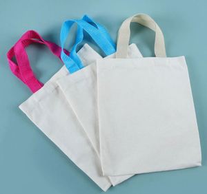 Sacs fourre-tout promotionnels en toile personnalisables avec logo imprimé par sublimation pour le shopping - Product Image 4